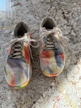 NOBULL Kids Tie-Dye Mesh Sneakers in White, Red, Yellow, Blue, Green